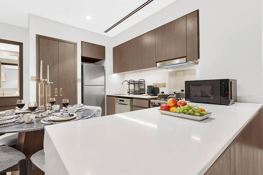 First Class 1Br Charming City View Dubaj 0*,